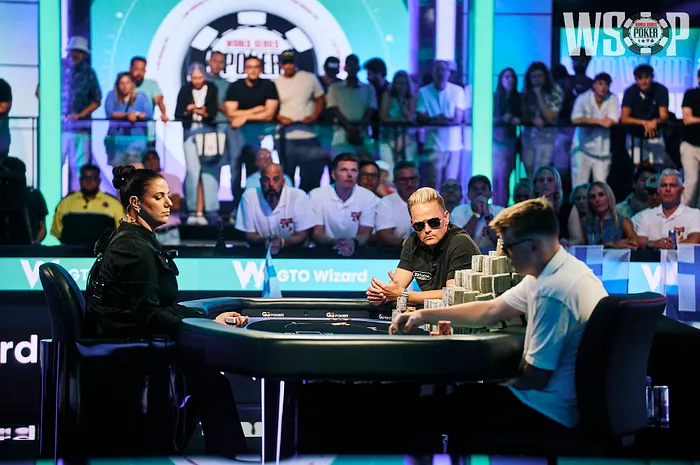 Как Lucas Jumalon выиграл ключевую раздачу финала WSOP Main Event — разбор GTO Wizard